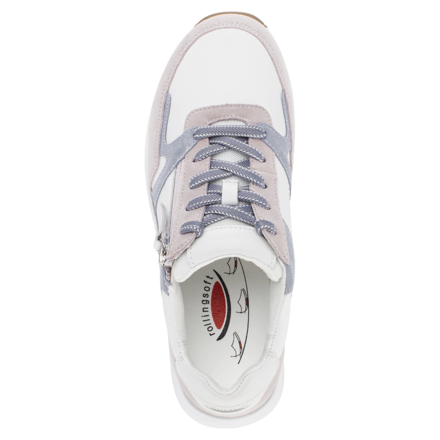 Sneakers, kvinder, hvid / blå