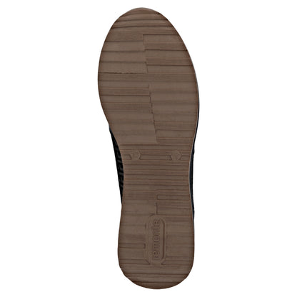 Soft sneakers, kvinder, sort/guld