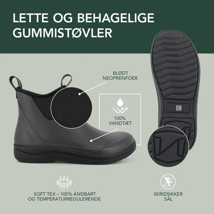 RAIN RAFAELL, gummistøvler-  SORT