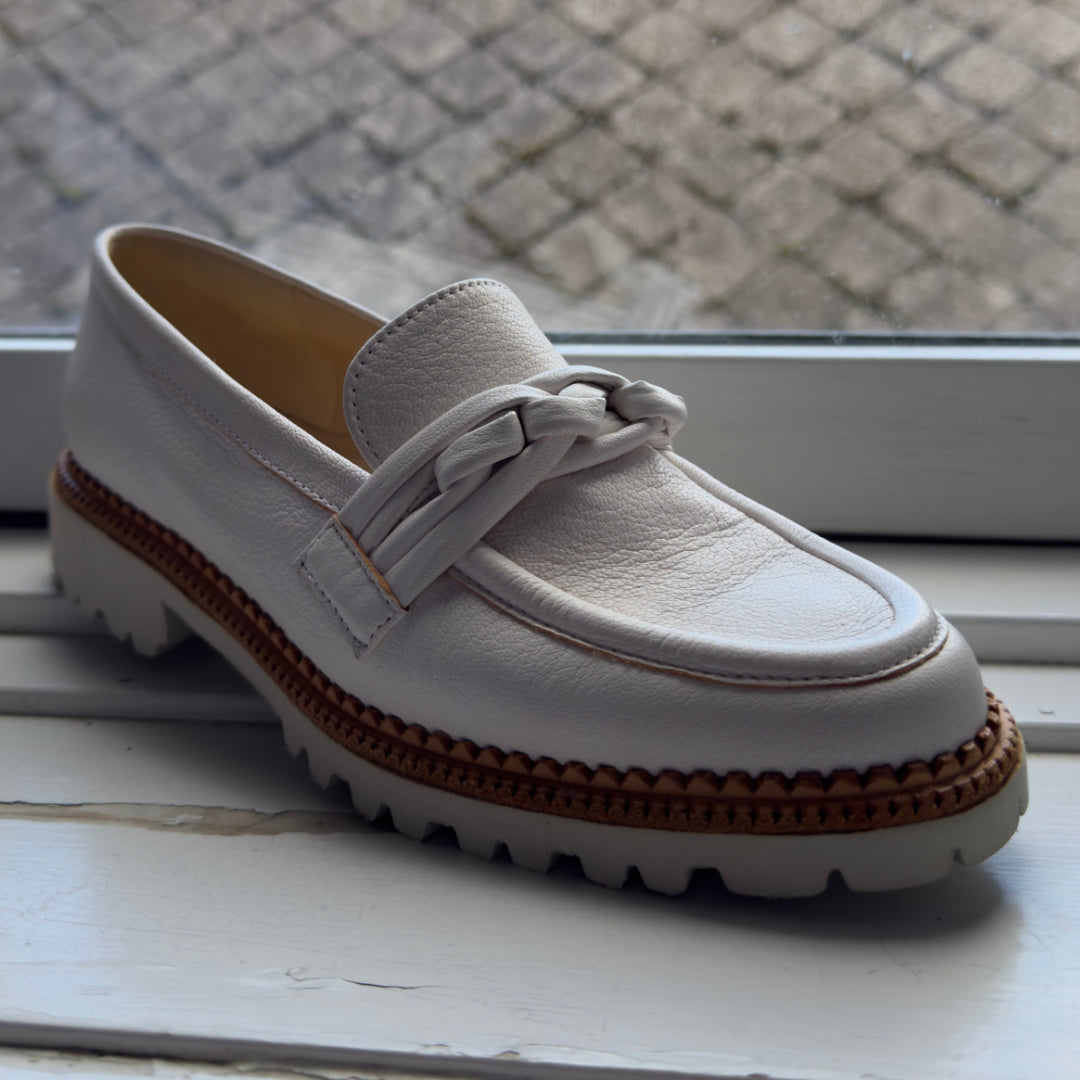 Loafers, kvinder, hvid