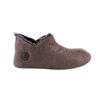 Henrik hjemmesko- grå/brun