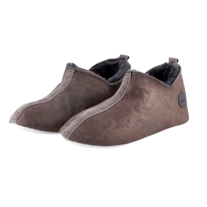 Henrik hjemmesko- grå/brun