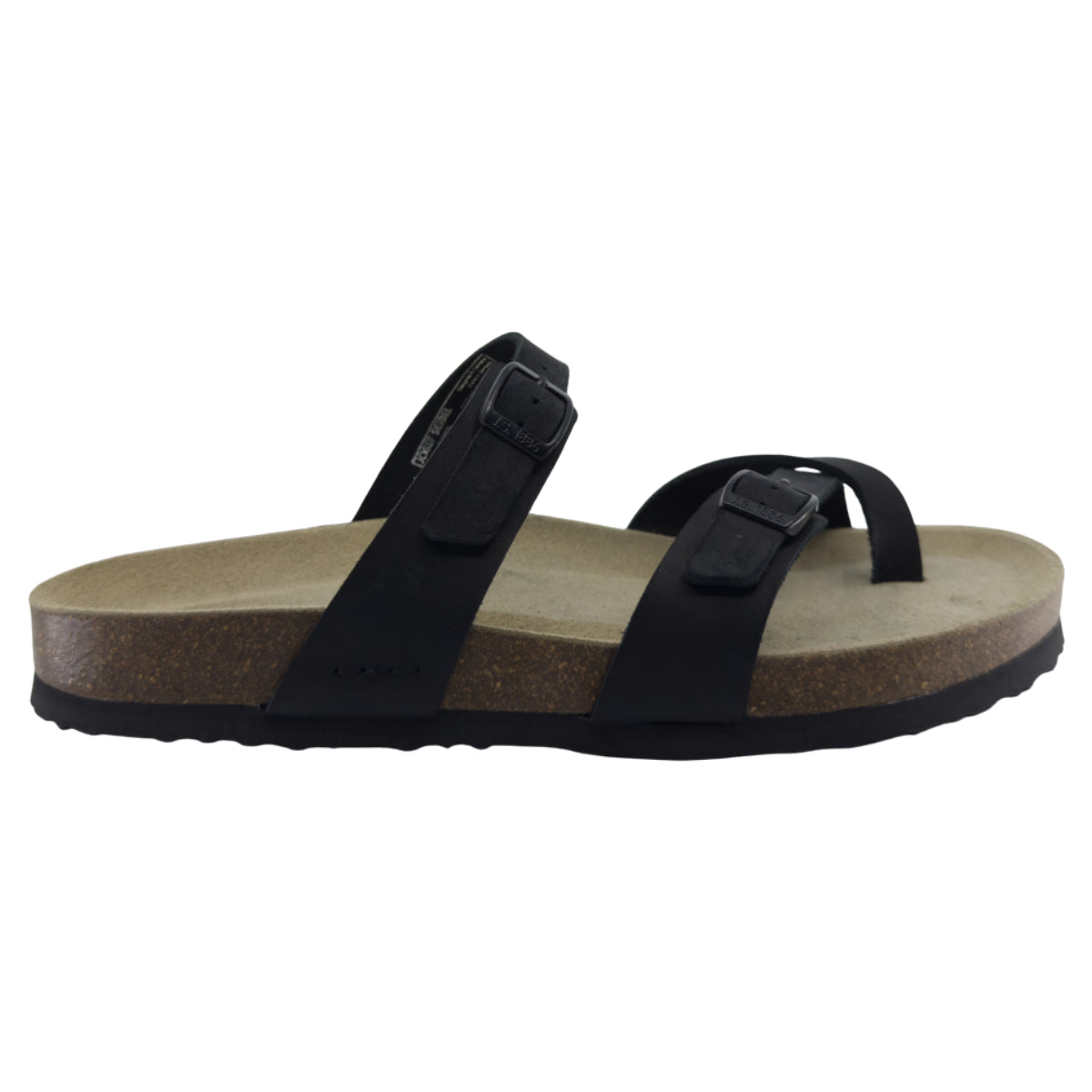 Flade sandaler, kvinder, sort