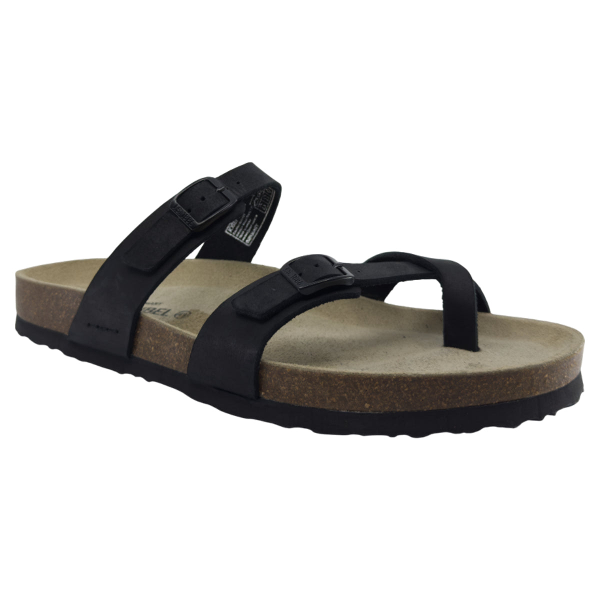 Flade sandaler, kvinder, sort