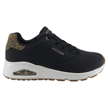Sneakers, kvinder, sort/leo