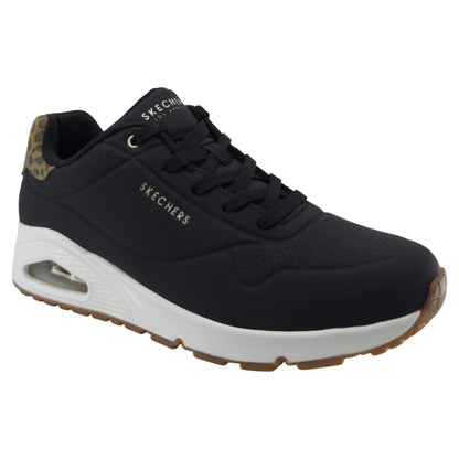 Sneakers, kvinder, sort/leo