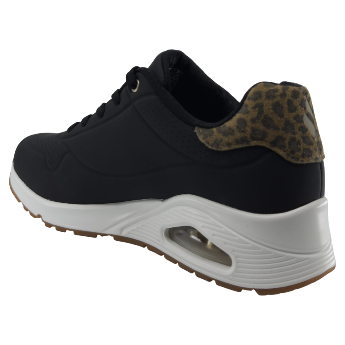 Sneakers, kvinder, sort/leo