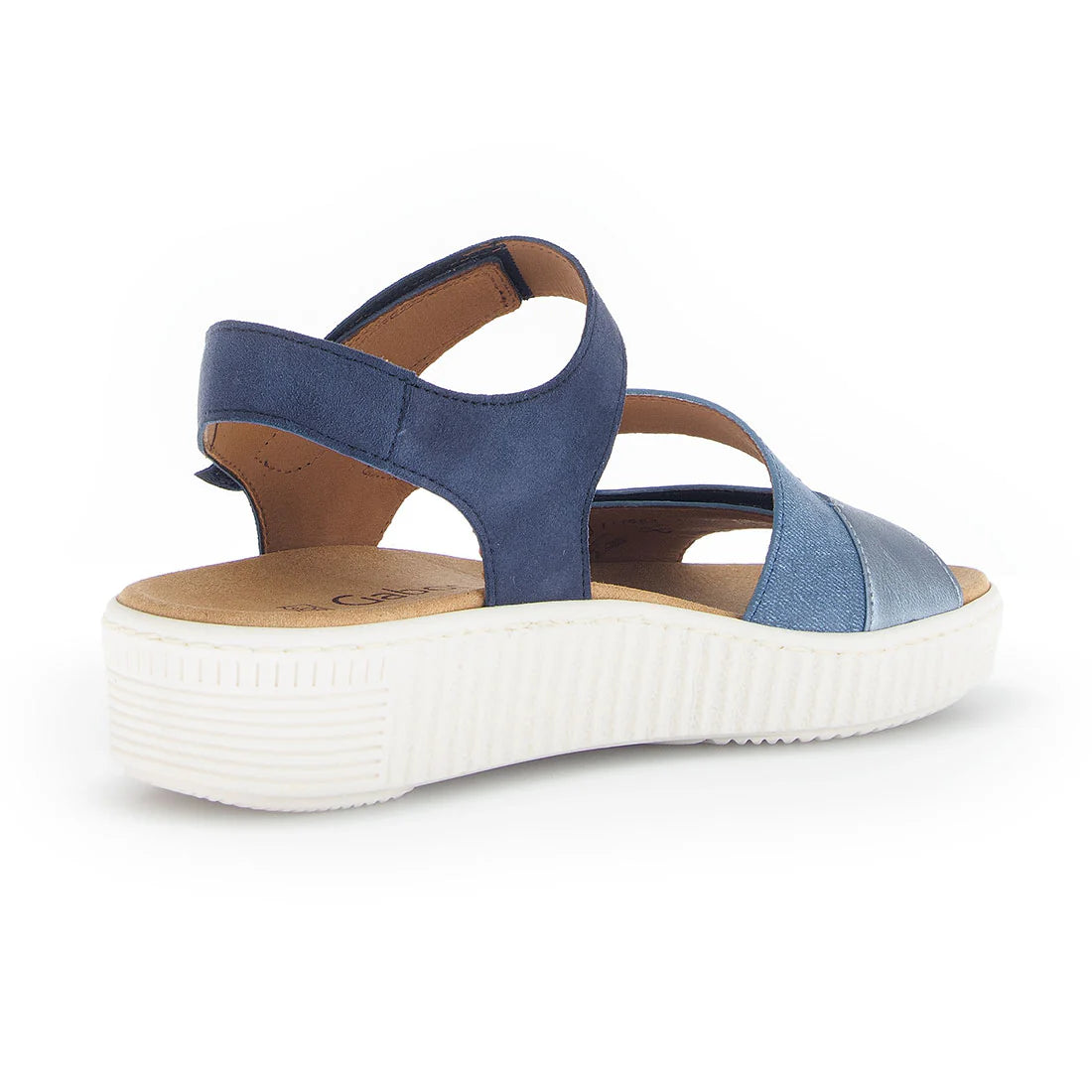 Sandaler med hæl, kvinder, blå