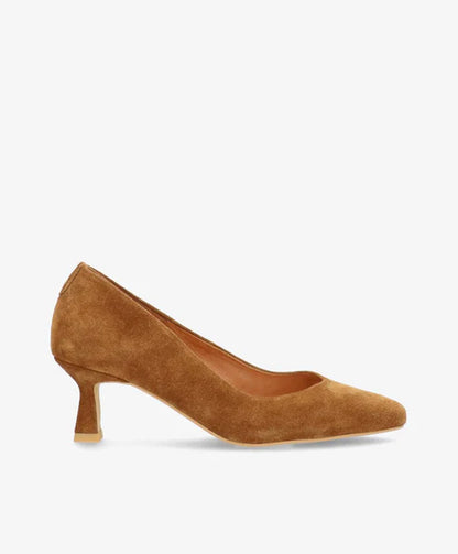 Kendall S, pumps til kvinder- brun ruskind