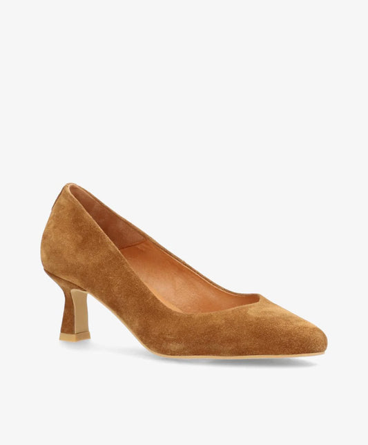 Kendall S, pumps til kvinder- brun ruskind