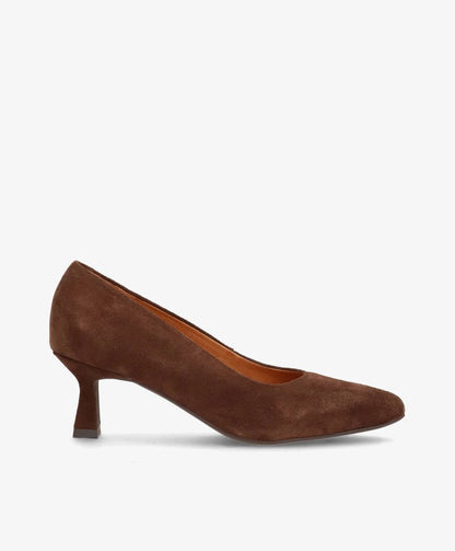 Kendall S, pumps til kvinder- mørkebrun ruskind