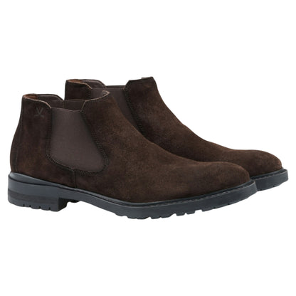 VIBE 315 Korte støvler, herre, mørkebrun ruskind