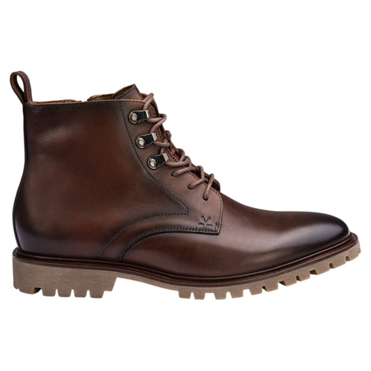 VENTON 329 korte støvler, herre, cognac brun