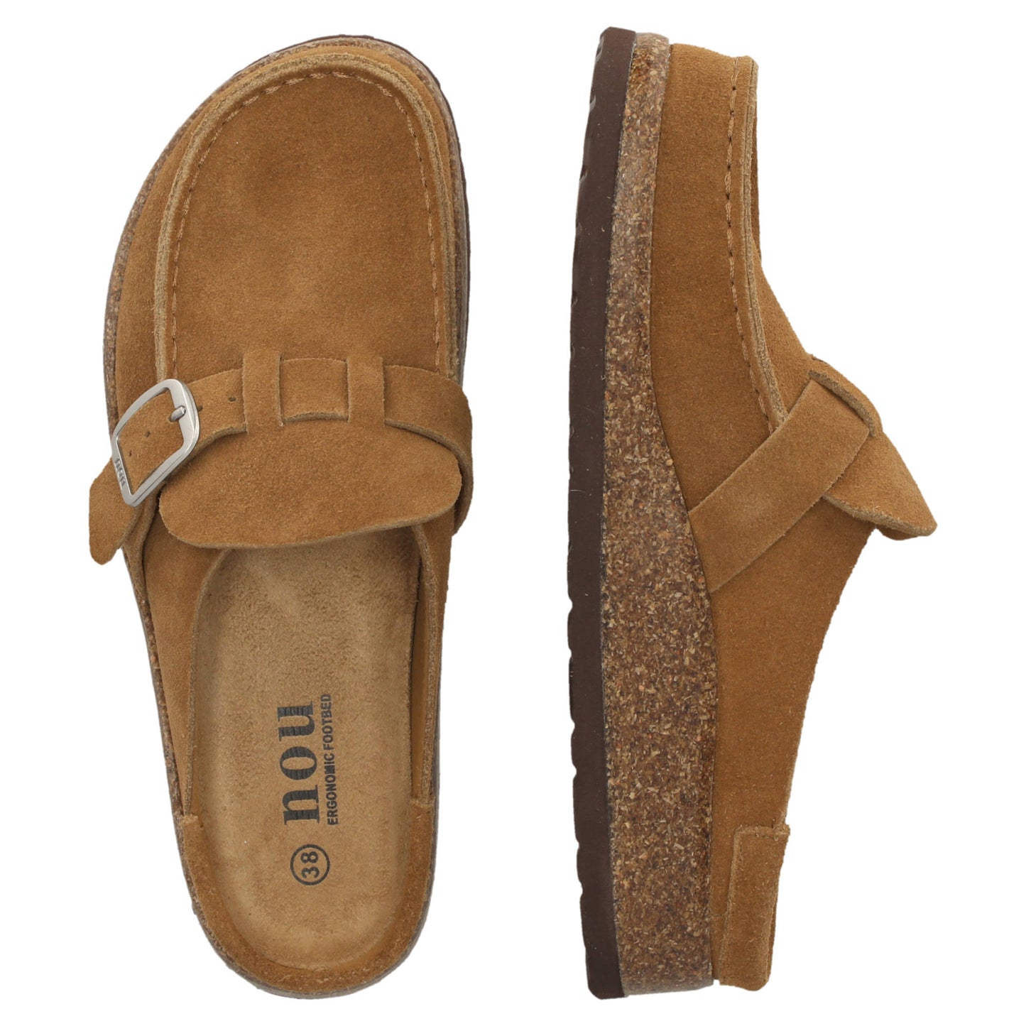 Slip-ons, kvinder, toffee brun