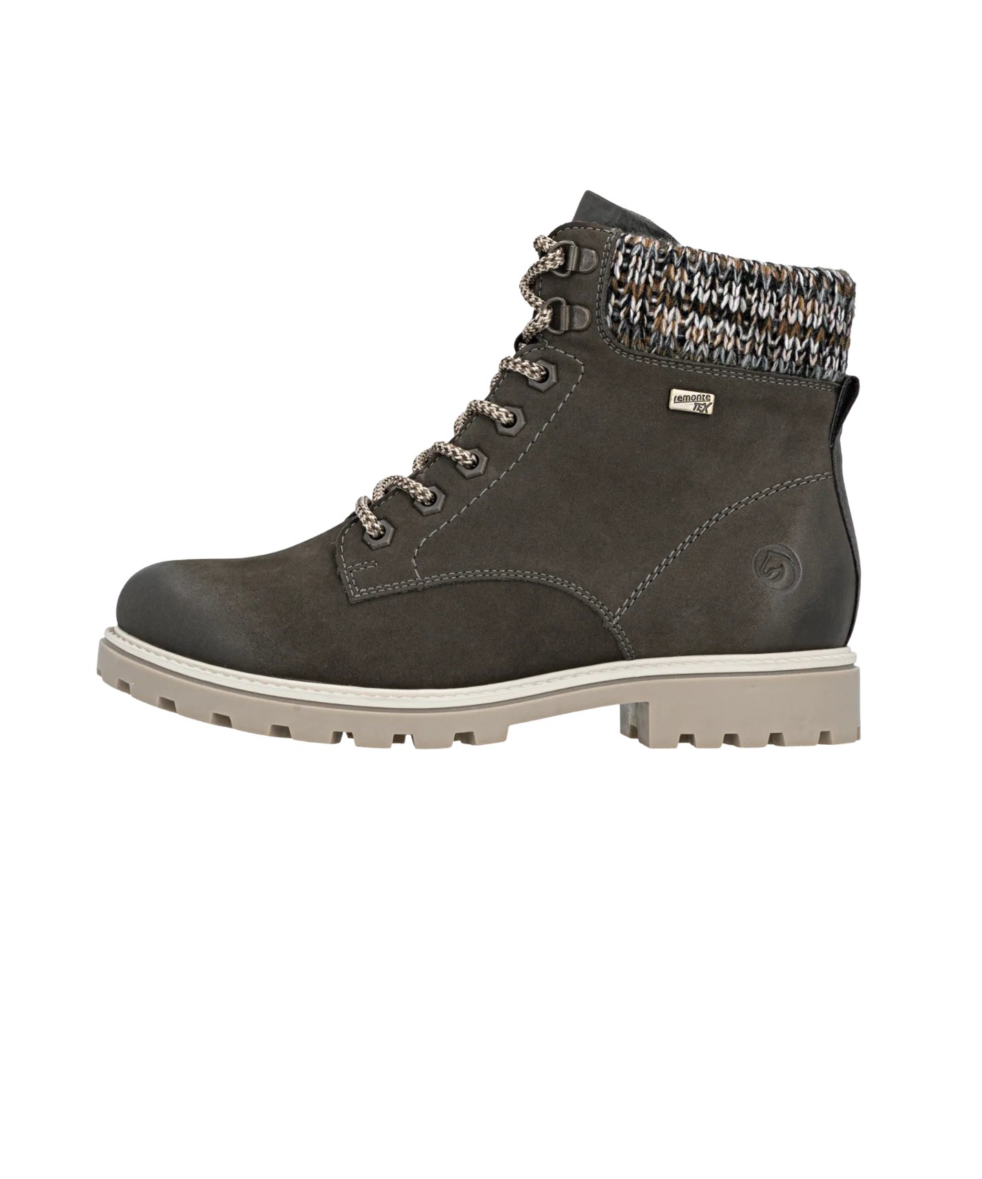 Varm støvle med foer, kvinder- grå/brun