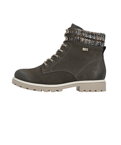 Varm støvle med foer, kvinder- grå/brun