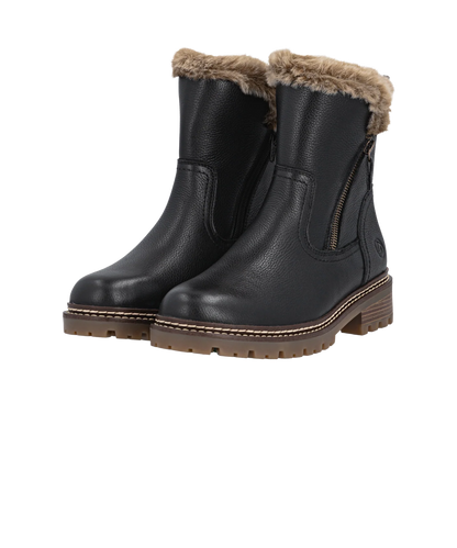 Vinterstøvle med foer, kvinder- sort