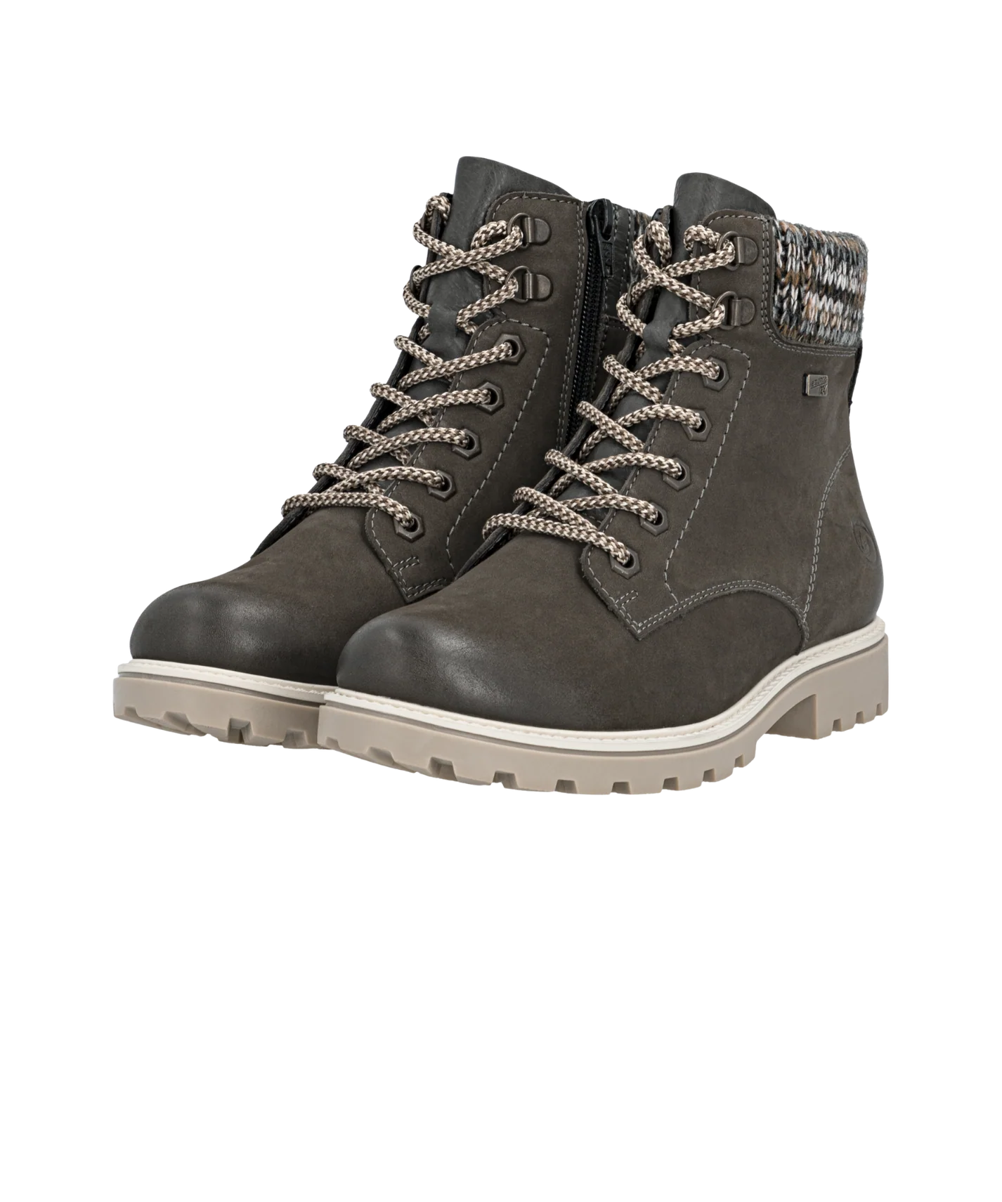 Varm støvle med foer, kvinder- grå/brun