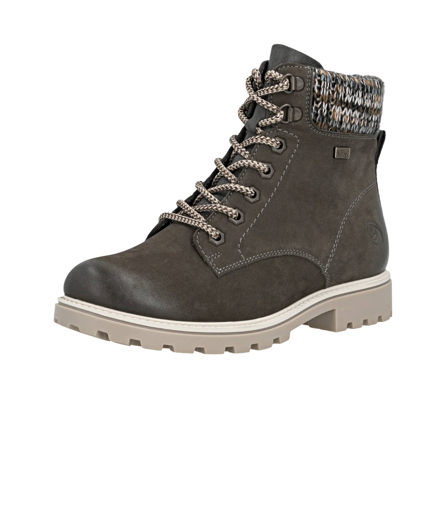 Varm støvle med foer, kvinder- grå/brun