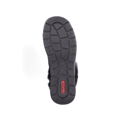 Vinterstøvle, støvler med foer, kvinder- sort