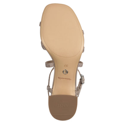 Sandaler med hæl, kvinder, rose glam