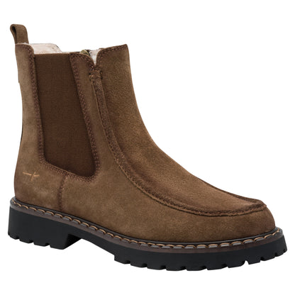 Korte støvler, kvinder, camel brun