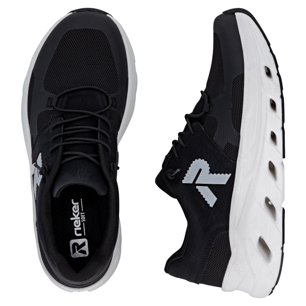 Sporty sneakers, herre, sort