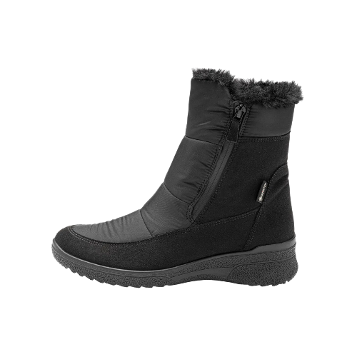 Ankle boots München, støvler med foer til kvinder- sort