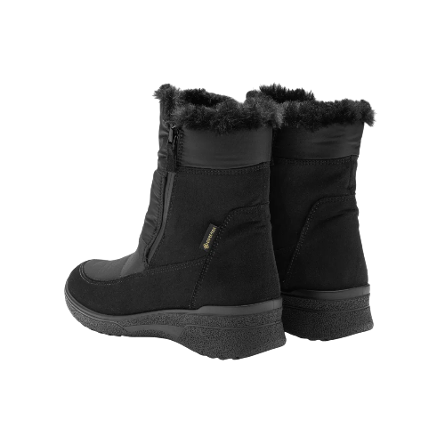 Ankle boots München, støvler med foer til kvinder- sort