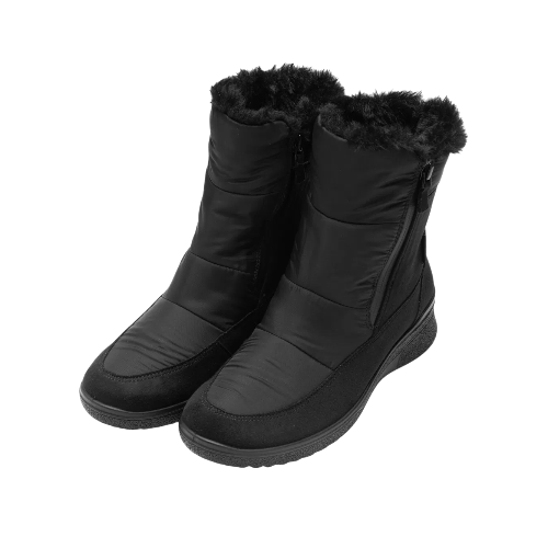 Ankle boots München, støvler med foer til kvinder- sort