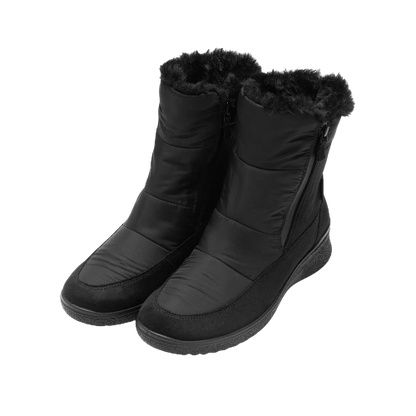 Ankle boots München, støvler med foer til kvinder- sort