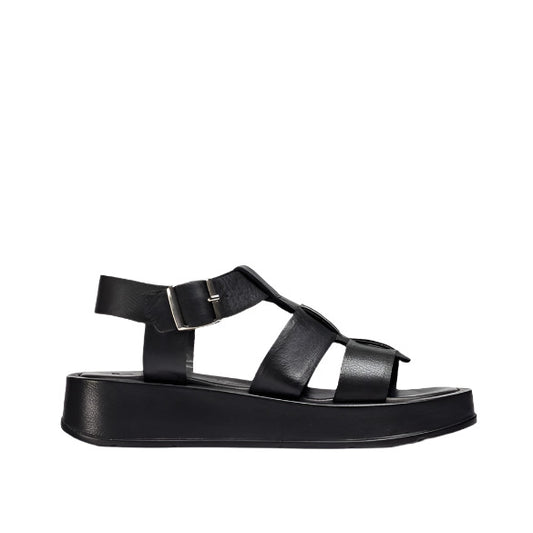Zahara Flade sandaler, kvinder, sort