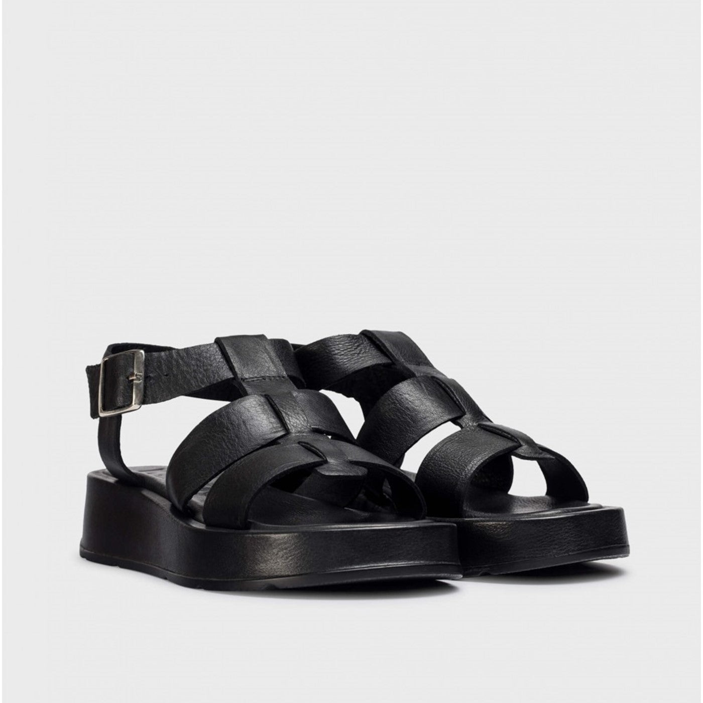 Zahara Flade sandaler, kvinder, sort