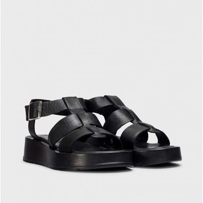Zahara Flade sandaler, kvinder, sort