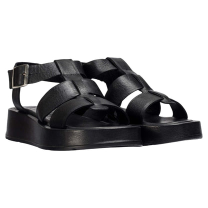 Zahara Flade sandaler, kvinder, sort