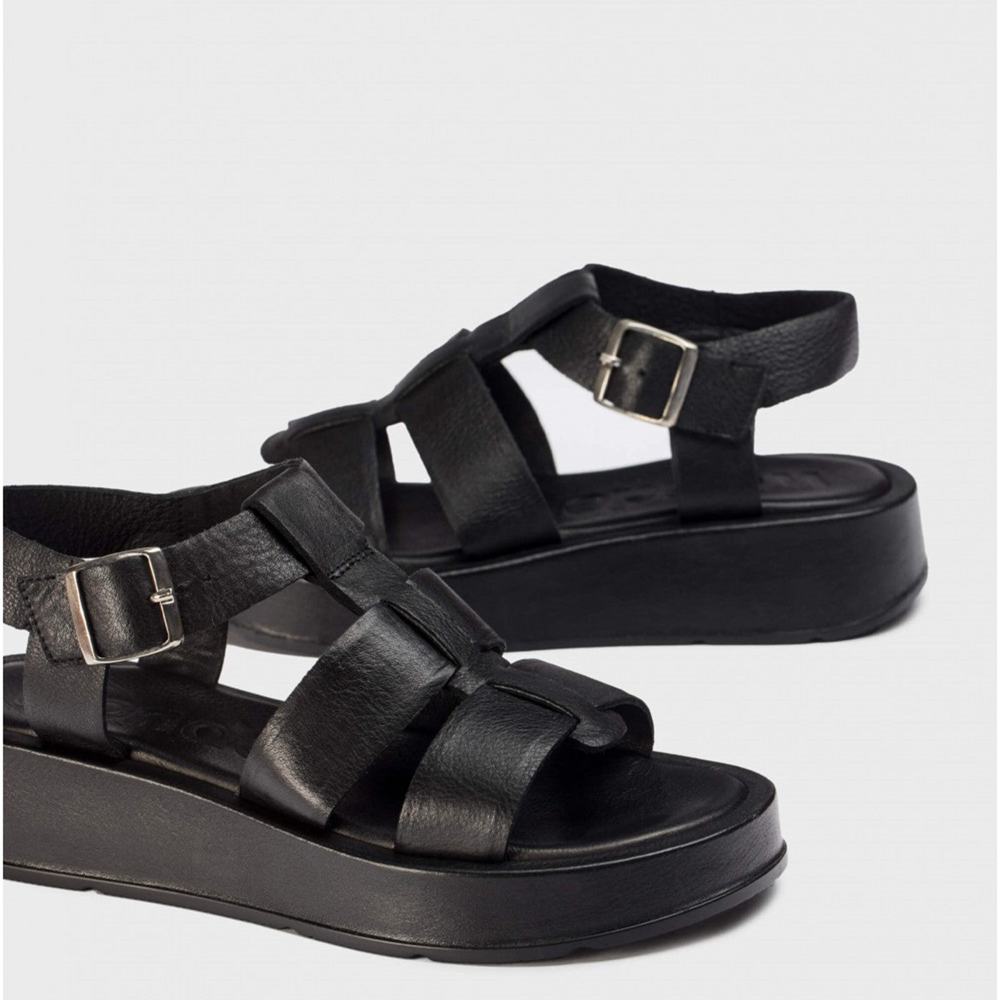 Zahara Flade sandaler, kvinder, sort