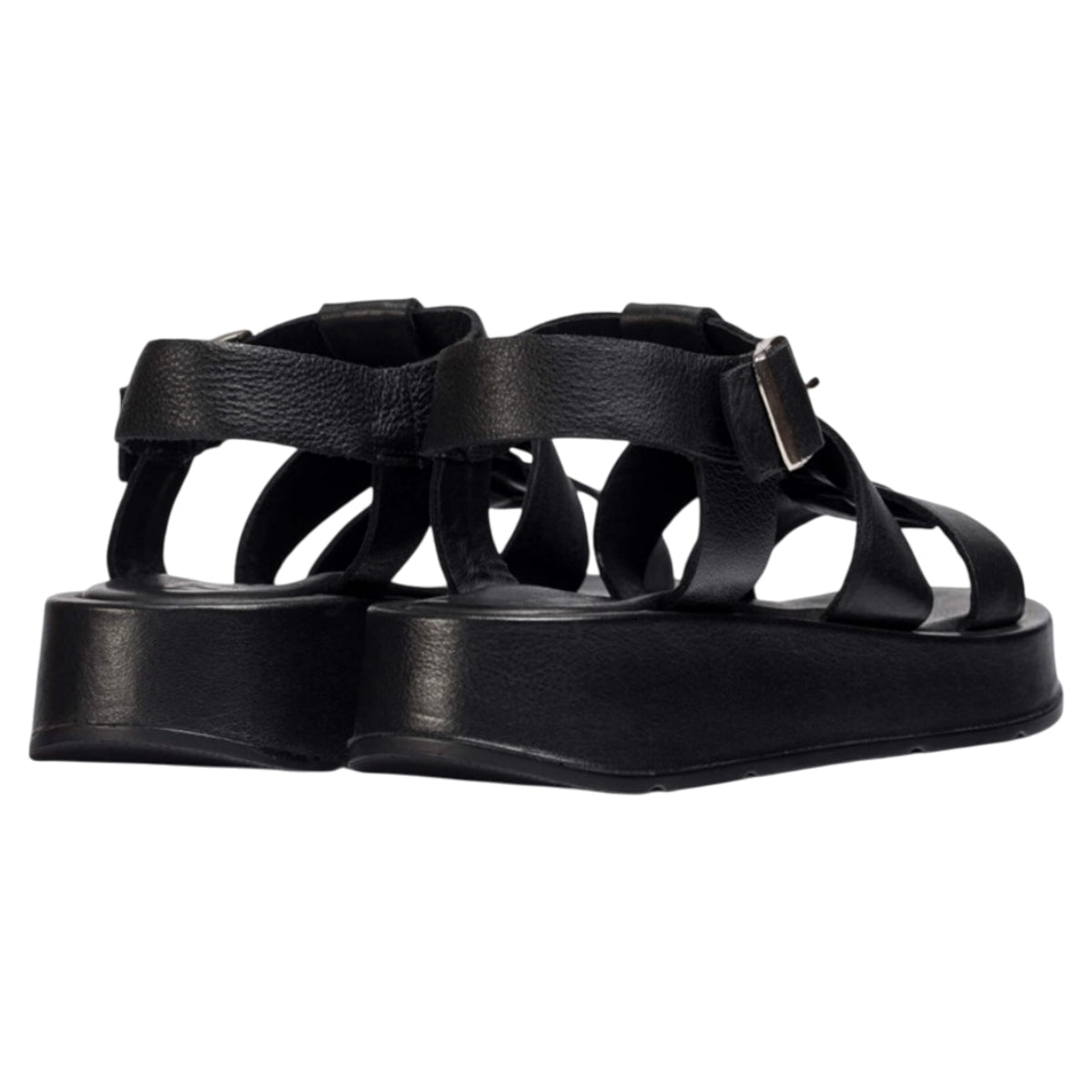 Zahara Flade sandaler, kvinder, sort