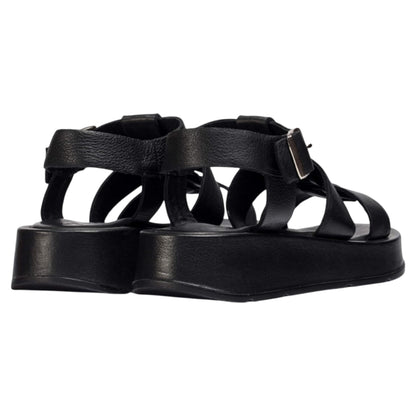 Zahara Flade sandaler, kvinder, sort