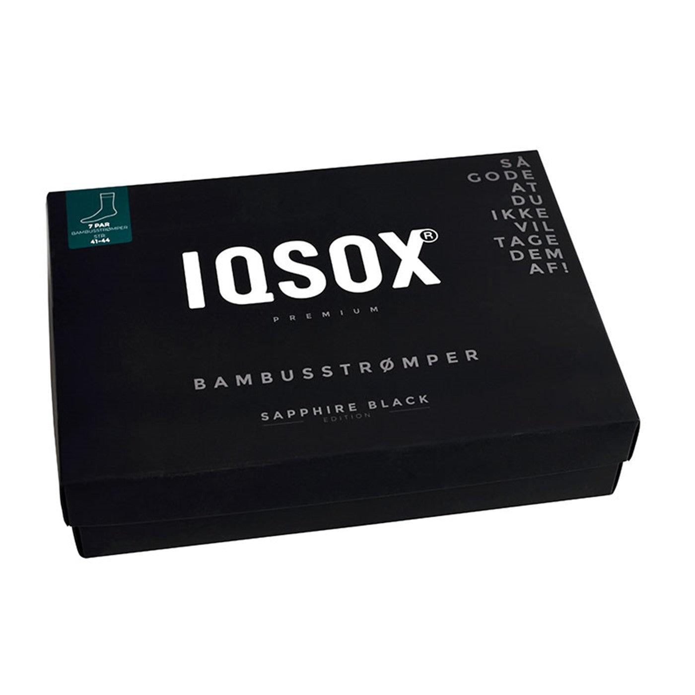 IQ Sox 7 PAK BAMBUSSTRØMPER SORT