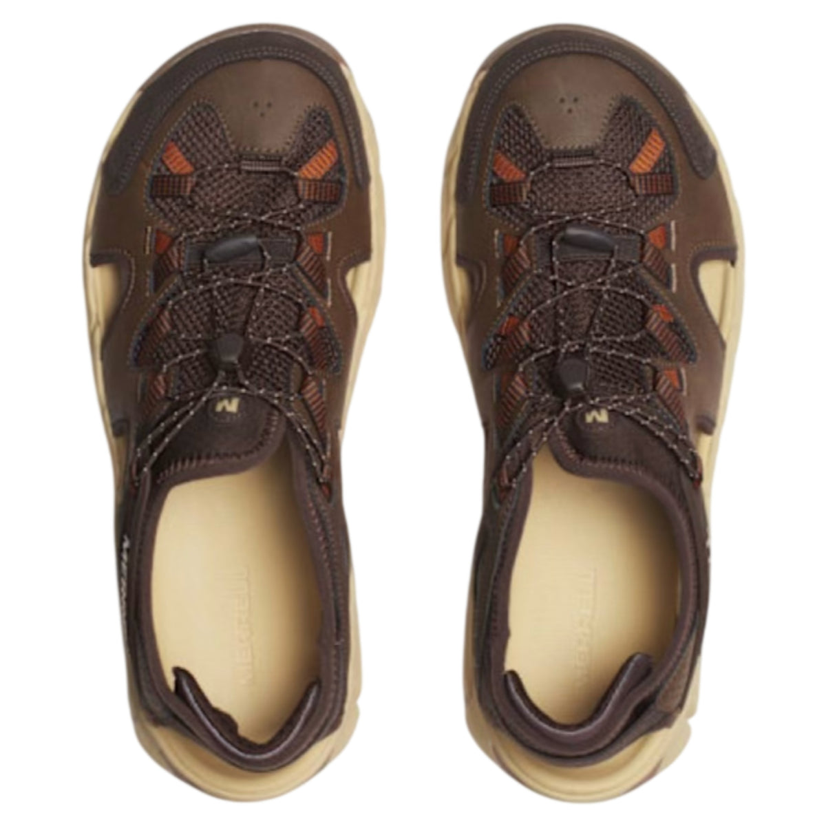 Vandresandaler, herre, coffee brun