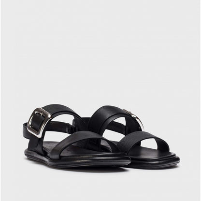 Flade sandaler, kvinder, sort