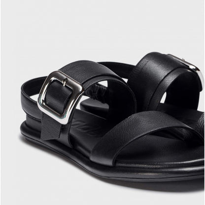 Flade sandaler, kvinder, sort