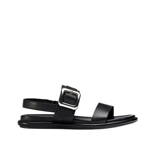 Flade sandaler, kvinder, sort