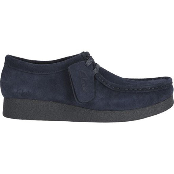 Clarks Wallabee, navy blå