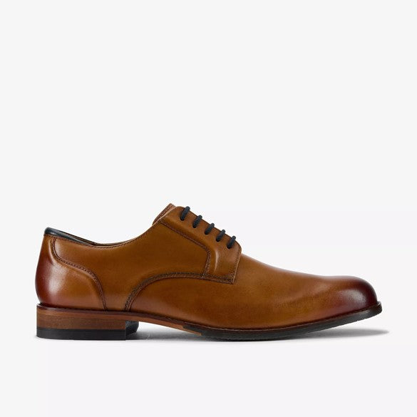Clarks- Whiddon Pace, Dark tan leather