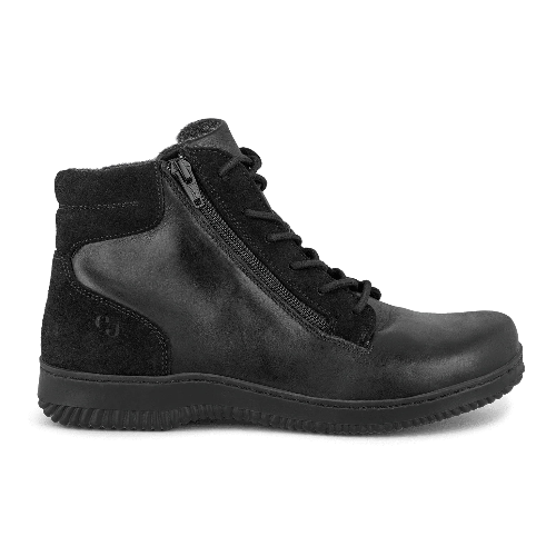 LUGANO LIMONE støvler med foer, kvinder- sort