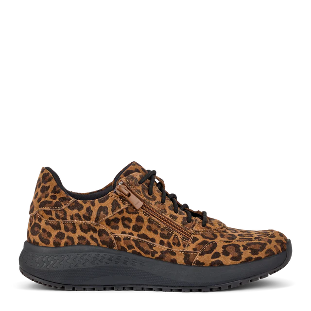 ZIGGA ZAFIRA sneaker, kvinder- leo/brun
