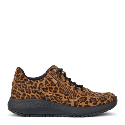 ZIGGA ZAFIRA sneaker, kvinder- leo/brun