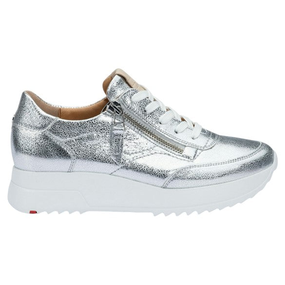 Sneakers, kvinder, sølv / natur