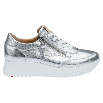 Sneakers, kvinder, sølv / natur